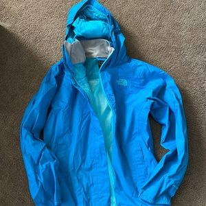 Girls The North Face rain jacket. Like new.